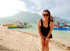 Louisa Marie on White Island, Camiguin